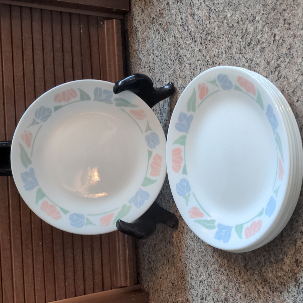 Corelle Friendship Salad Bread Plates Set of 6